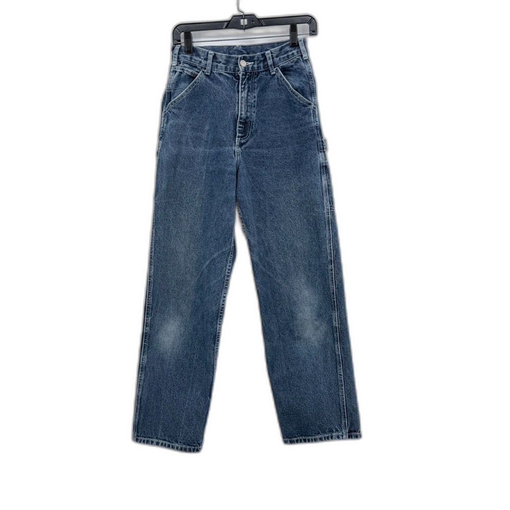 J Galt Brandy Shanghai Women Blue Distressed Carpenter Denim Jeans Small